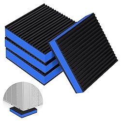 ToLanbbt 4 Pack Rubber Anti Vibration Pads 4" x