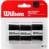 WILSON Sensation Pro Tennis Racquet Over Grip, Black