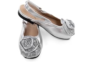Little Adventures Gold and Silver Sparkle Princess Costume Cosplay Dress-up Shoes