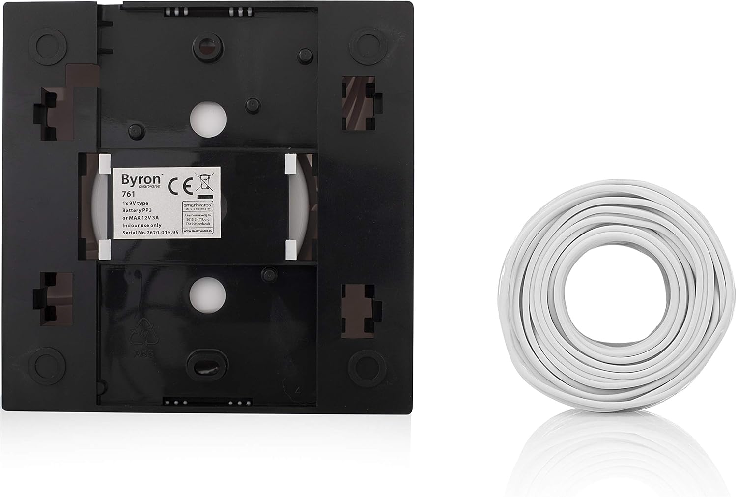 Byron 761 Complete wired doorbell kit 8 melodies 5 m cable BigaMart