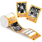 NIIMBOT Photo Papers Only for B21 Pro 300DPI Label Maker, 2''x3.2'' (50x80mm) Hallowen Labels, Sticker Labels for Trick or Treat