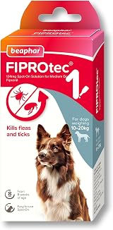 Beaphar FIPROtec Spot-On Medium Dogs 10-20kg 1 Pipette Flea Tick