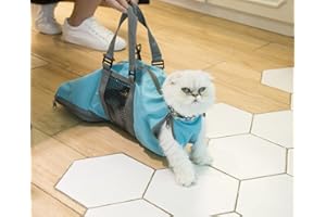 Cinf Cat Nail Clipping Cleaning Grooming Restraint Bag No Scratching Biting for Bathing Nail Trimming Injecting Examining