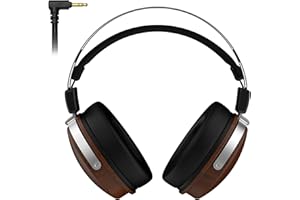 SEJJ Over-Ear Music Headphones 32 Ω Impedance, Detachable Dual-Ended Cables