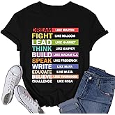 Black History Shirts for Women Juneteenth Tshirt African American Shirt Fat Tuesday Tshirts Funny I Am Black Tee