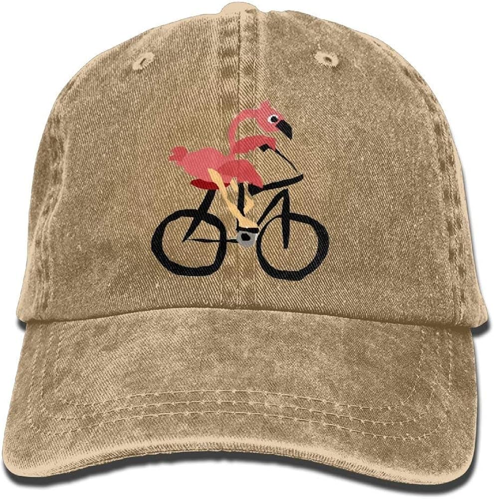 hat with bicycle on it