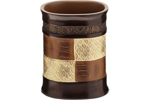Popular Bath Resin Zambia Collection, Tumbler, Chocolate
