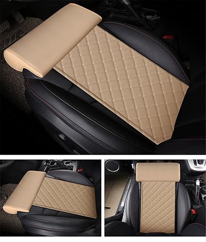 Amazon Com Gfywz Car Extended Seat Leather Cushion With Comfort