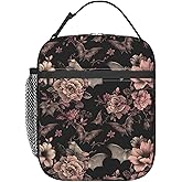 VANZEV Lunch Box for Adults Women Girls Boys Kids Goth Lunch Box Insulated Cooler Reusable Lunch Bag Container Gifts for Work Office Picnic Travel School