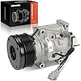 A-Premium A/C Compressor with Clutch Compatible with Toyota Sequoia 2008-2022, Land Cruiser 2008-2021 & Lexus GX460 2010-2022, LX570 2008-2021, 4.6L 4.7L 5.7L