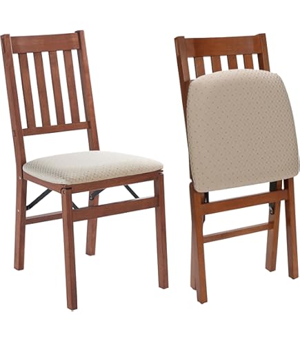 Amazon.com: Winsome Wood Folding Chair, Natural, Set of 4