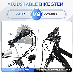 Funhang Electric Bike for Adults, 26'' 1000W Peak