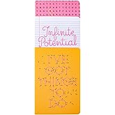 ban.do Rough Draft Notebook Journal Set of 3, Soft Cover Stitch Notebooks with 32 Lined Pages Each (Infinite Potential)