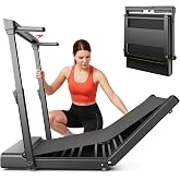 JAGJOG Foldable Walking Pad Treadmill with Height-Adjustable Handlebar | 7.5 MPH, 300 lb, Quiet Power, Space-Saving, 12 Preset Programs, No Assembly
