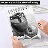 FEBSNOW 84Pcs Blending Stumps Tortillions Art Pencils Drawing Tools view 5