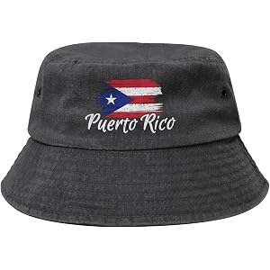 Flag Washed Cotton Bucket Hat for Women Men Patriotic Fisherman Hats Summer Sun Cap for Travel, Beach, Fishing