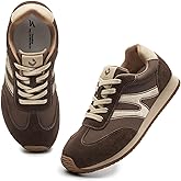 somiliss Women's Wide Toe Box Shoes with Arch Support Comfortable Wide Width Fashion Sneakers Walking Tennis Shoes Casual Retro