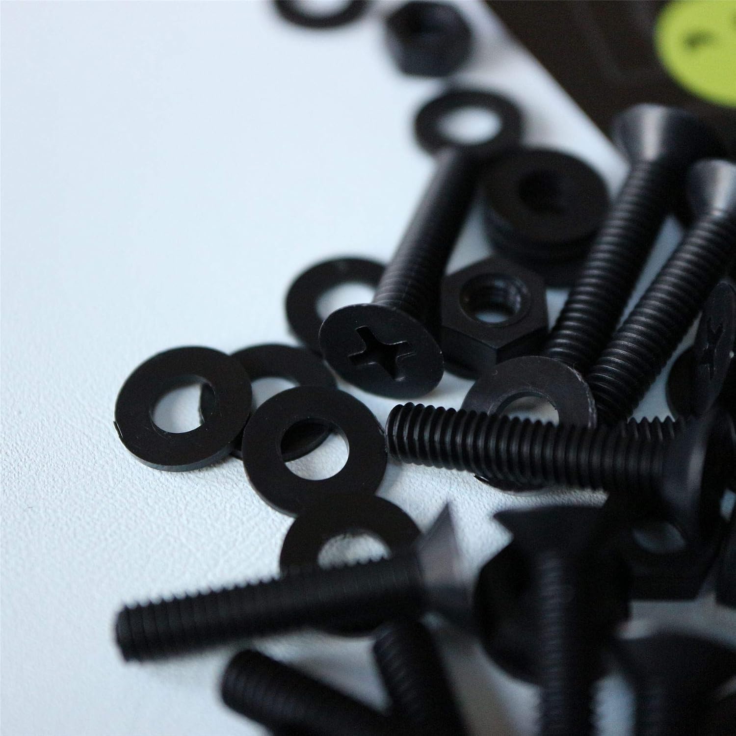20 x Black Countersunk Screws Polypropylene (PP) Plastic Nuts and Bolts, Washers, M4 x 20mm, Anti-Corrosion, Chemical Resistant - Image 4