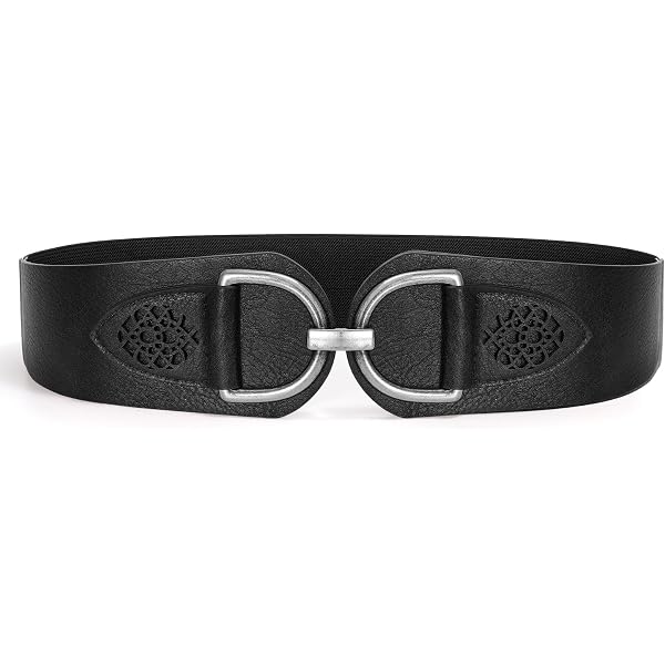 Womens Leather Belt 32mm Hand Wash Buckle Closure Fashion Accessory Amazon.com: Womens High Waist Genuine Leather Belt With Hook  main image 4