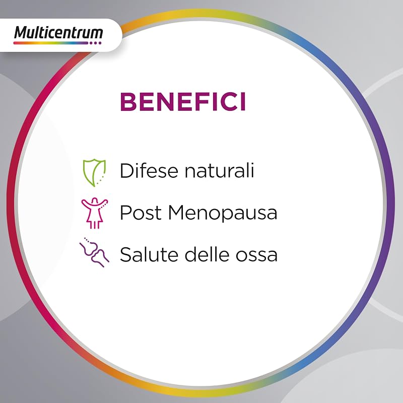 Donna 50+ Integratore Multivitaminico Completo, 100 Compresse