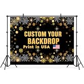 Custom Backdrop Personalized, Photo Backdrop with Picture and Text, 7x5FT High Definition Customized Banner, Birthday Party Wedding Graduation Photography