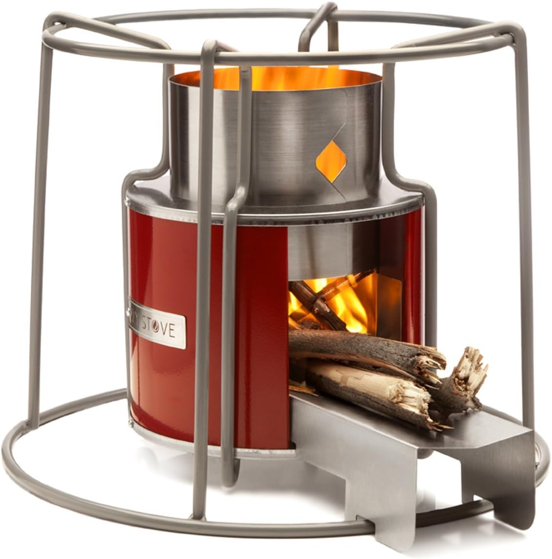 Affirm Global Wood Burning EZY Stove, Red Amazon.ca Industrial