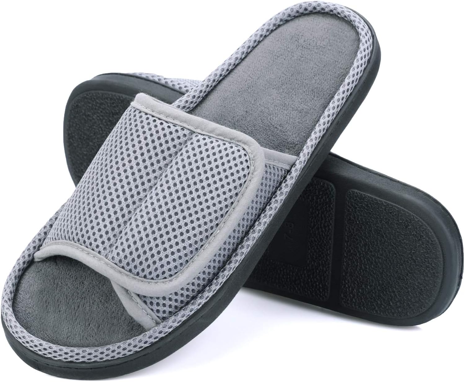 mysoft Slippers for Men Indoor Outdoor Adjustable Slide