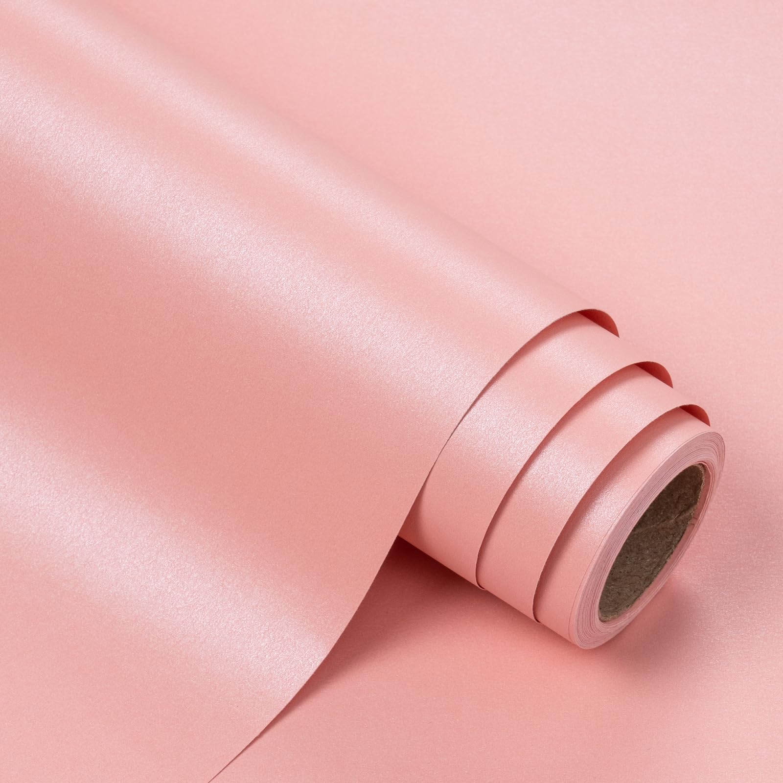 Photo 1 of WRAPAHOLIC Baby Shower Wedding Wrapping Paper Roll, Pink Solid Color Gift Wrapping Paper - Perfect for Birthday,Bridal,Valentine's Day - 17in x 32.8ft Roll, 46 Sq. Ft