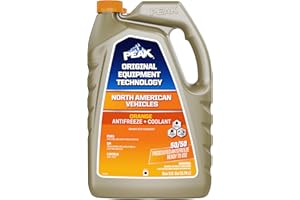 PEAK OET Extended Life Orange 50/50 Prediluted Antifreeze/Coolant for North American Vehicles, 1 Gal.