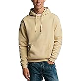 YiShiJie Men's Fleece Pullover Hoodie Soft Hooded Sweatshirts Casual Long Sleeve Drawstring Athletic Hoodies Kangaroo Pocket