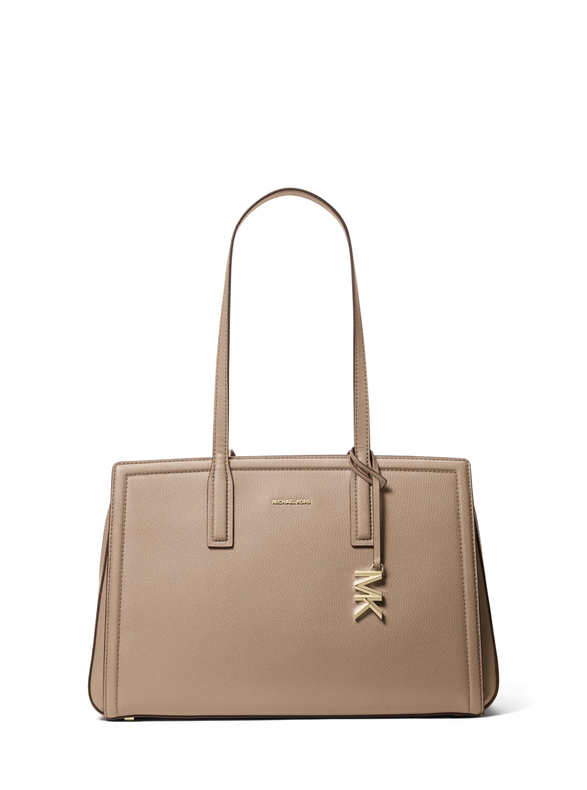 Michael Kors Laila Medium Tote Bag, Gold-Tone Hardware/Birch