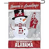 Alabama Crimson Tide Holiday Winter Snow Garden Banner Flag