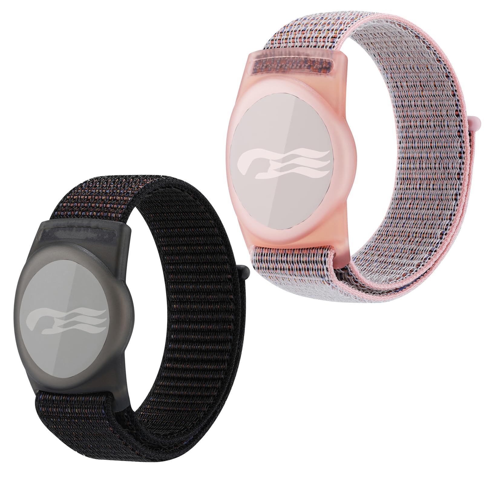 Photo 1 of 2 Packs Princess Cruise Medallion Holder,Compatible For Princess Cruise Medallion,Breathable Hook&Loop Nylon Sport Style (Black-Pink)