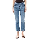 DAZE Women's Shy Girl Crop Flare Jeans