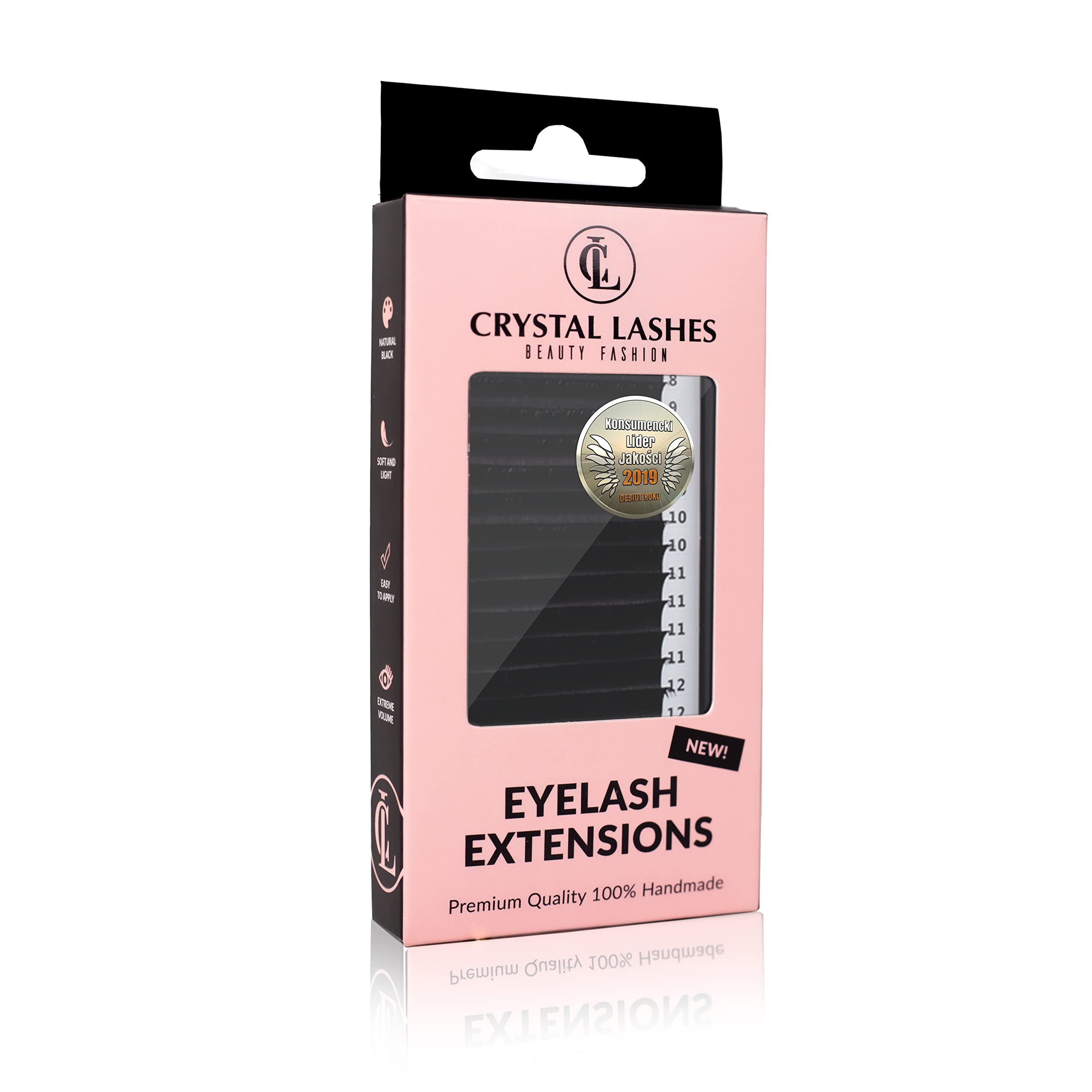 Eyelashes Extreme Volume Crystal Lashes Mix 0.10 Mix 6-14 mm L