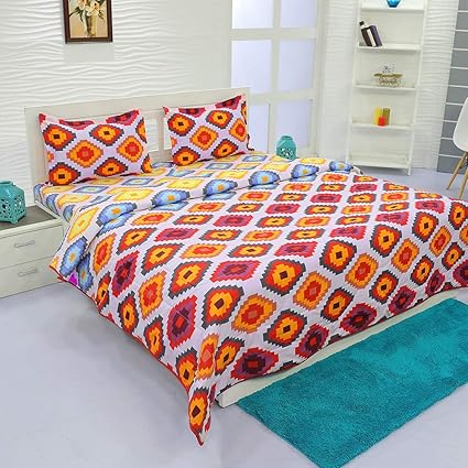 Aurome Microfiber 4 Pc All Season Comforter Set 120 Gsm 1