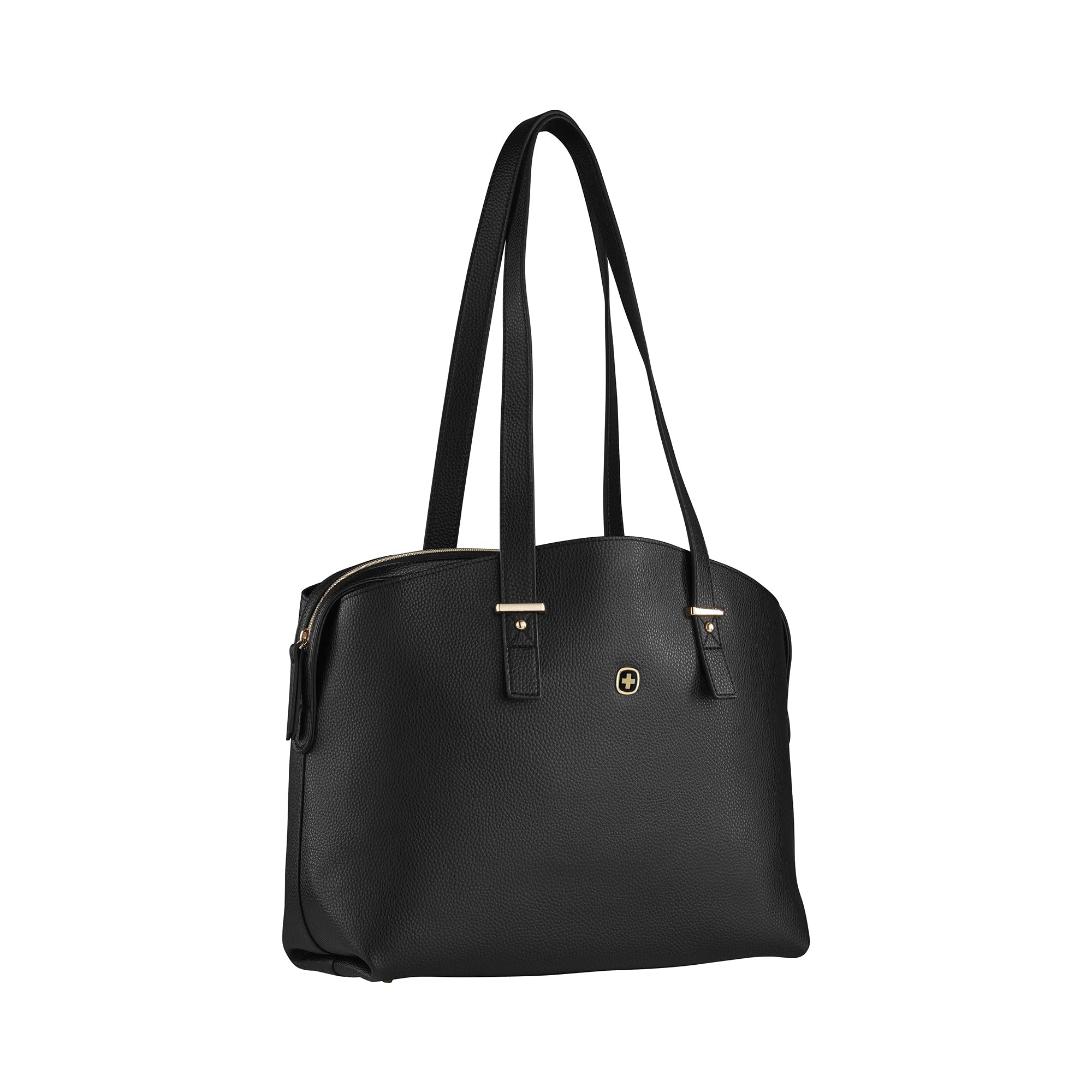 Wenger 606975 ROSAELLI 14" Women's Business Tote, Inner Zippered Pocket with Removable Laptop Sleeve in Black (14 Litres)