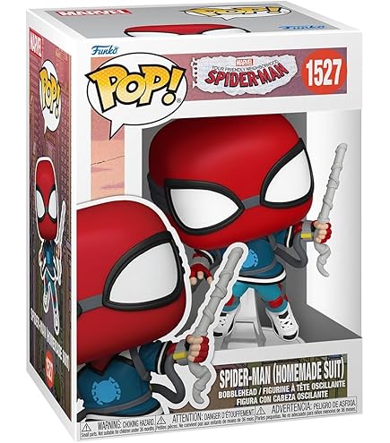 Amazon.com: Funko POP Marvel: Split - Spider-Man - Spider-Man