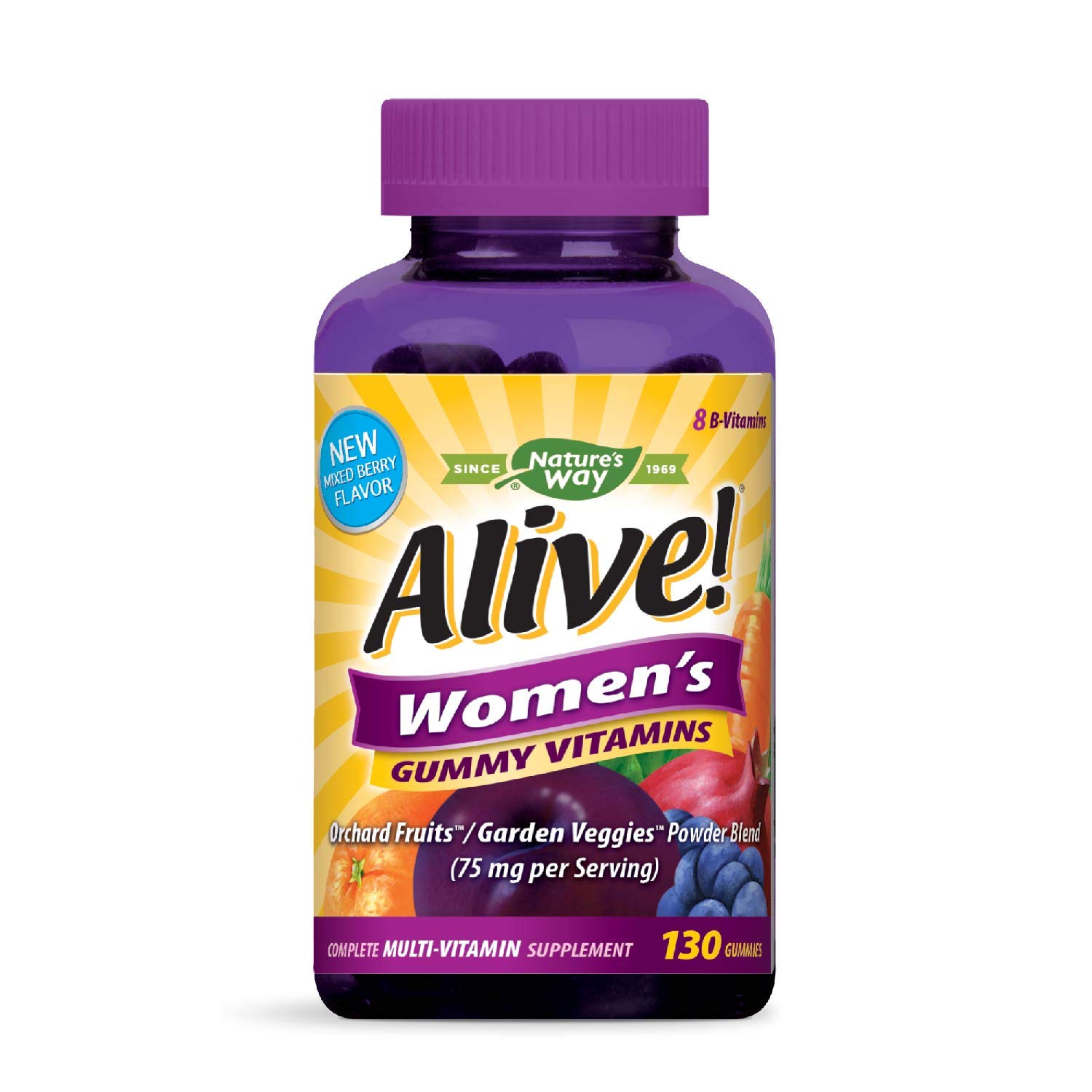 Nature’s Way Alive! Women’s Gummy Multivitamins, Vitamins & Minerals, Supports Whole Body