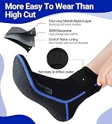 Summshall Neoprene 3mm Wetsuit Socks Thermal Diving Socks Anti-slip Sole view 3