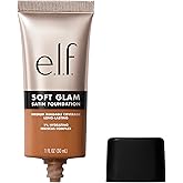 e.l.f. Soft Glam Foundation, Medium Coverage, Long-Lasting & Buildable Foundation For A Smooth, Satin Finish, Vegan & Cruelty