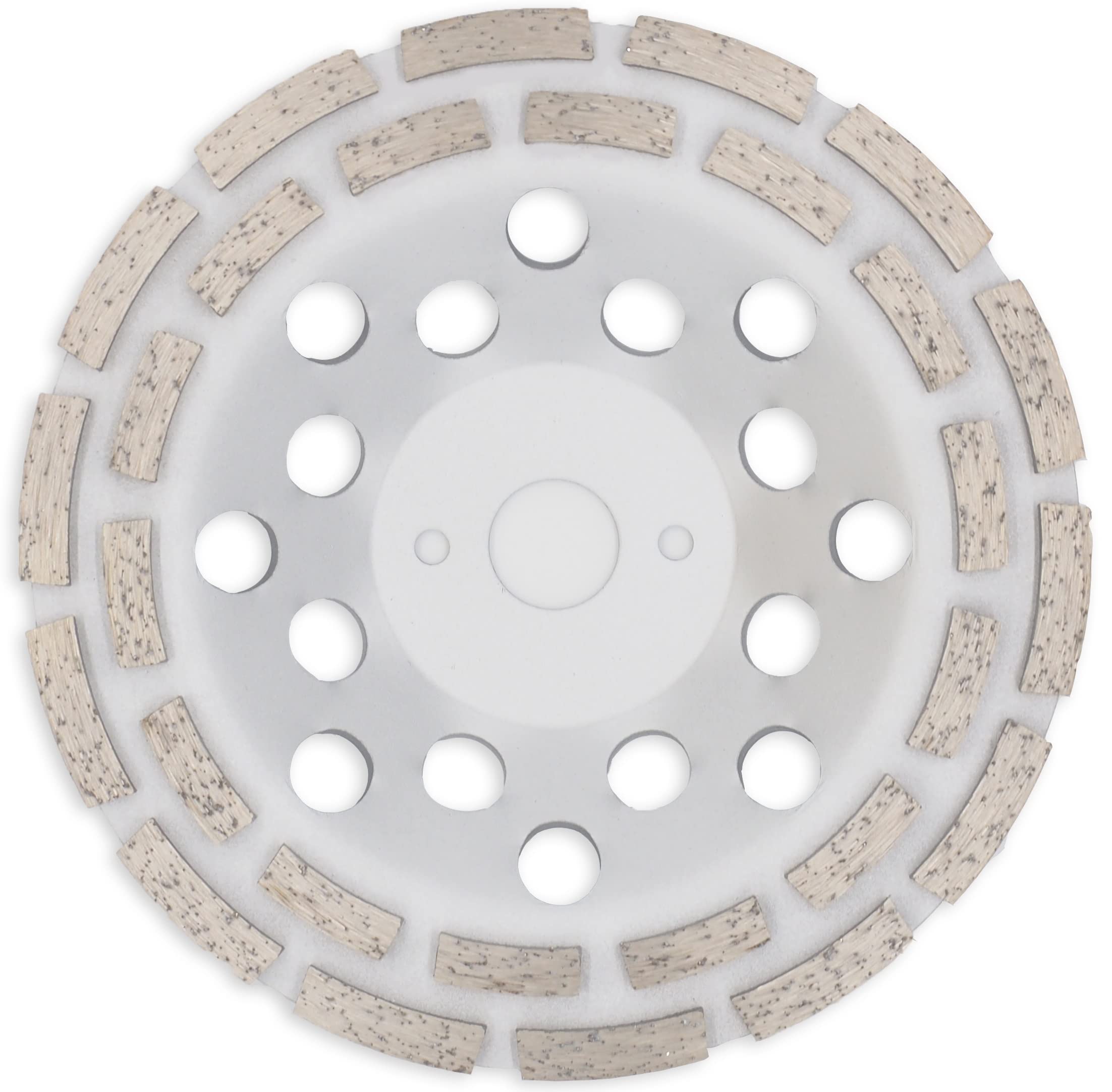 BOXTEC Premium Quality Diamond Grinding Disc 22.2 mm Double Row for Concrete, Estrich, Masonry with Highly Efficient Material Removal, Diameter: 180 mm - 5 mm - PRO
