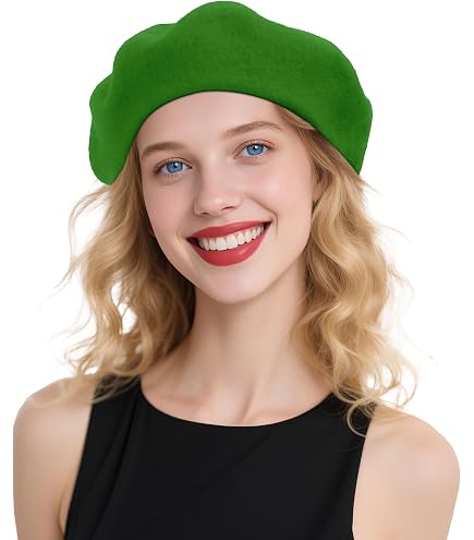 Halloween Red Devil Horn Tail Painter Hat Lolita Beret Cap