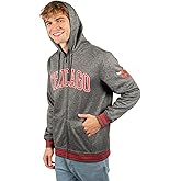 Ultra Game Men's NBA Official Super Soft Driver Full Zip Hoodie Jacket Sweatshirt