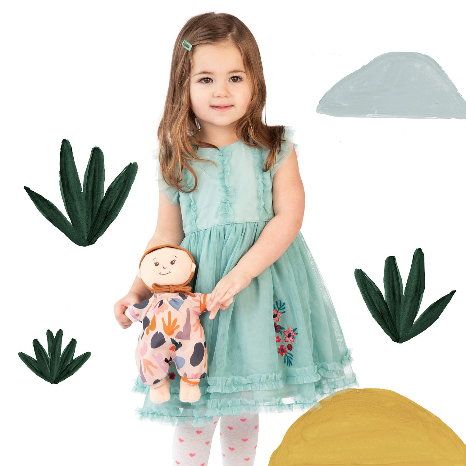 Manhattan Toy Wee Baby Stella Botanical Garden 12 Baby Doll Outfit Set