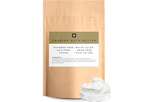 HalalEveryday Foaming Bath Butter Base Whipped 2 lb. Bag 100% Pure Natural Vegan Base Shower Bathe Facial Wash Applications Exfoliating Scrubs Shaving Cream Soap Bath Frosting