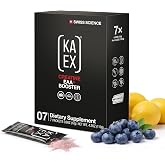KA EX Creatine EAA+ Booster, 3-in-1 Performance Drink 7 Pack | Creapure&reg; Creatine, 3.5 g EAAs, L-Citrulline, Caffeine, Electrolytes, Magnesium, vegan, sugar-free, lactose-free, gluten-free
