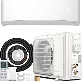Nexaro 12000BTU Mini Split Air Conditioner&amp; Heater, 17 SEER2 𝟏𝟏𝟓𝐕 Wall-Mounted AC Unit Cools Rooms up to 750 Sq. Ft, Energy Efficient Inverter AC with Heat Pump
