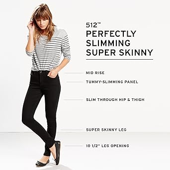 Levi's 512 Women's Perfectly Slimming Online, SAVE 35% 