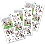 Katy Sue Sports 3D Die Cut Decoupage Sheets - 12 Pre Cut Card Making view 8